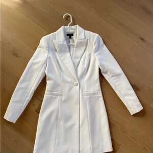 Aidan Mattox Cream Blazer Dress